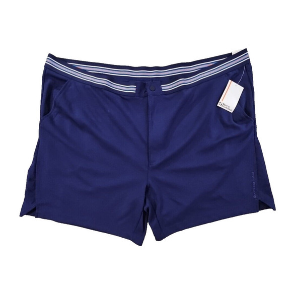 Sports Illustrated Men's Stretch Comfort Waist Shorts 4XL Blue NWT 6" Inseam - Picture 1 of 14